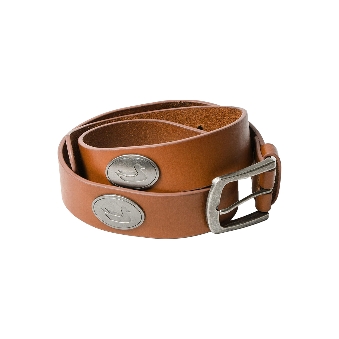 Heritage Medallion Leather Belt – Southern Marsh Collection display picture 1