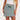 Hunter Green & White Seersucker | On Model | Skirt Front