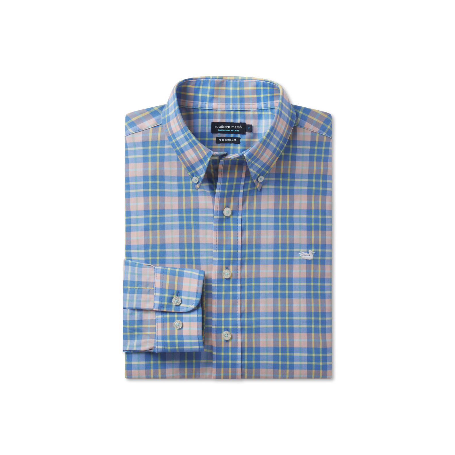 southern dress shirts Southern Tide Men's Bowry Brrr Intercoastal Sport Shirt