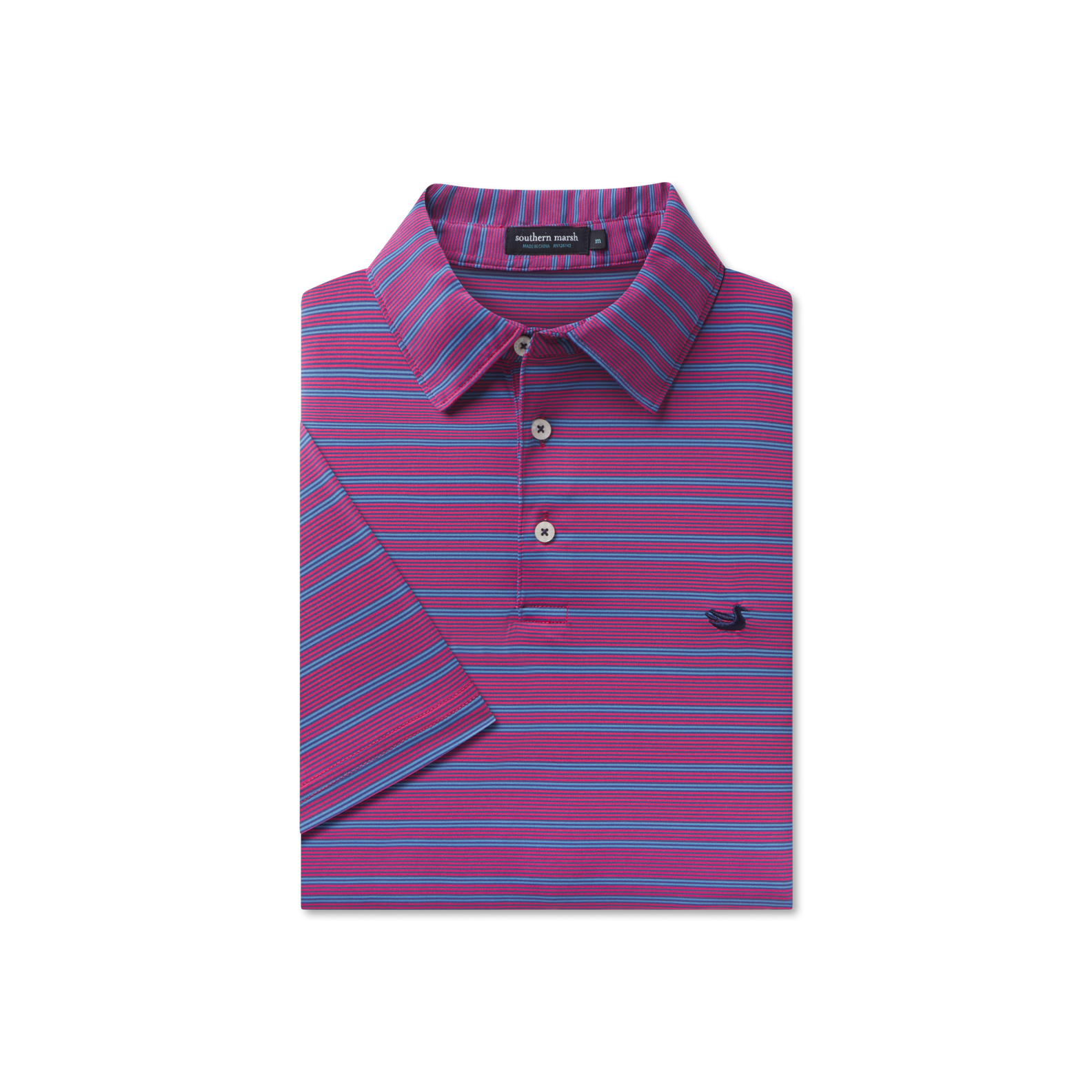 Bermuda Performance Polo Naples Stripe – Southern Marsh Collection