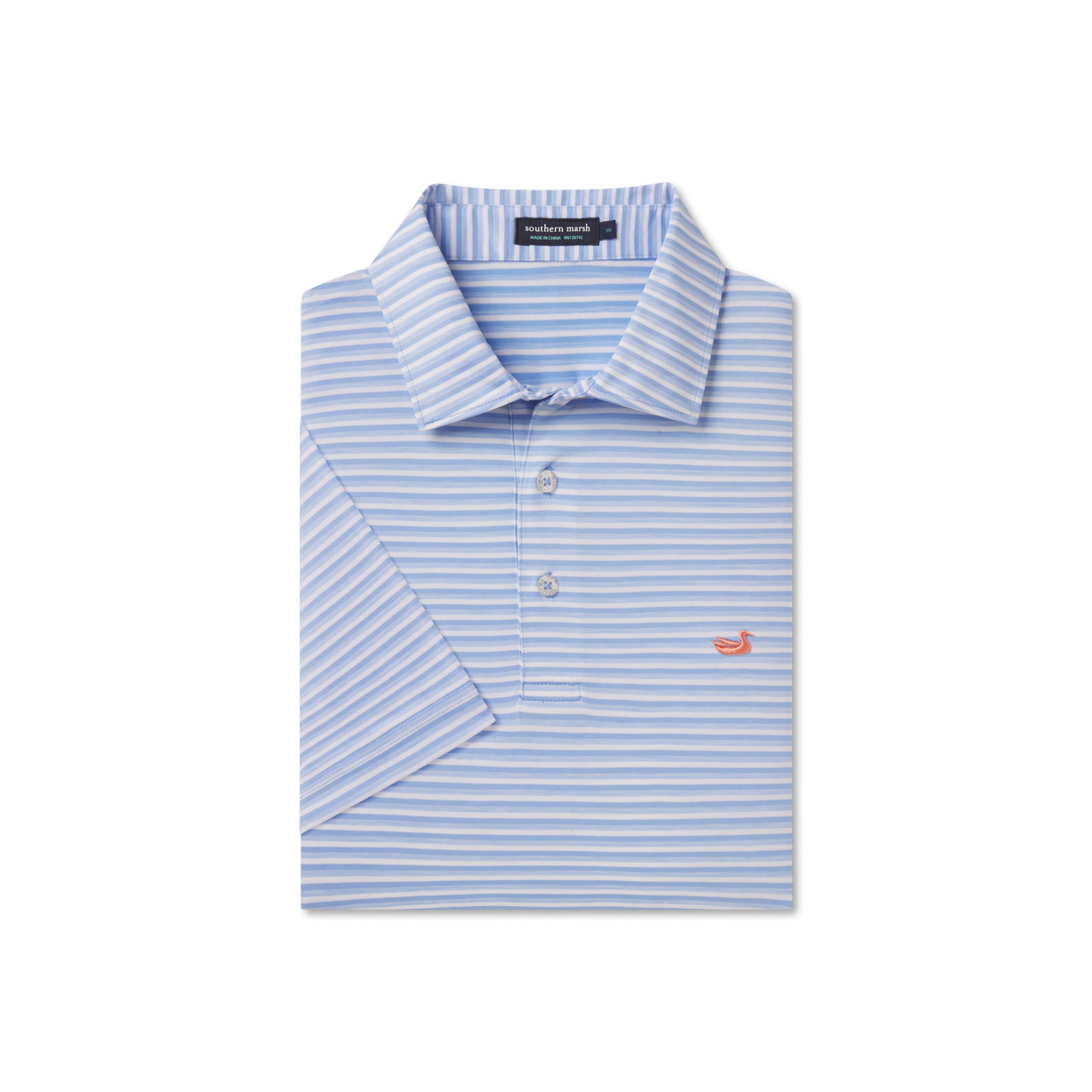 ラスト　T. Domingo's Stripe From Domingo Bermuda Performance Polo - Domingo Stripe – Southern Marsh Collection