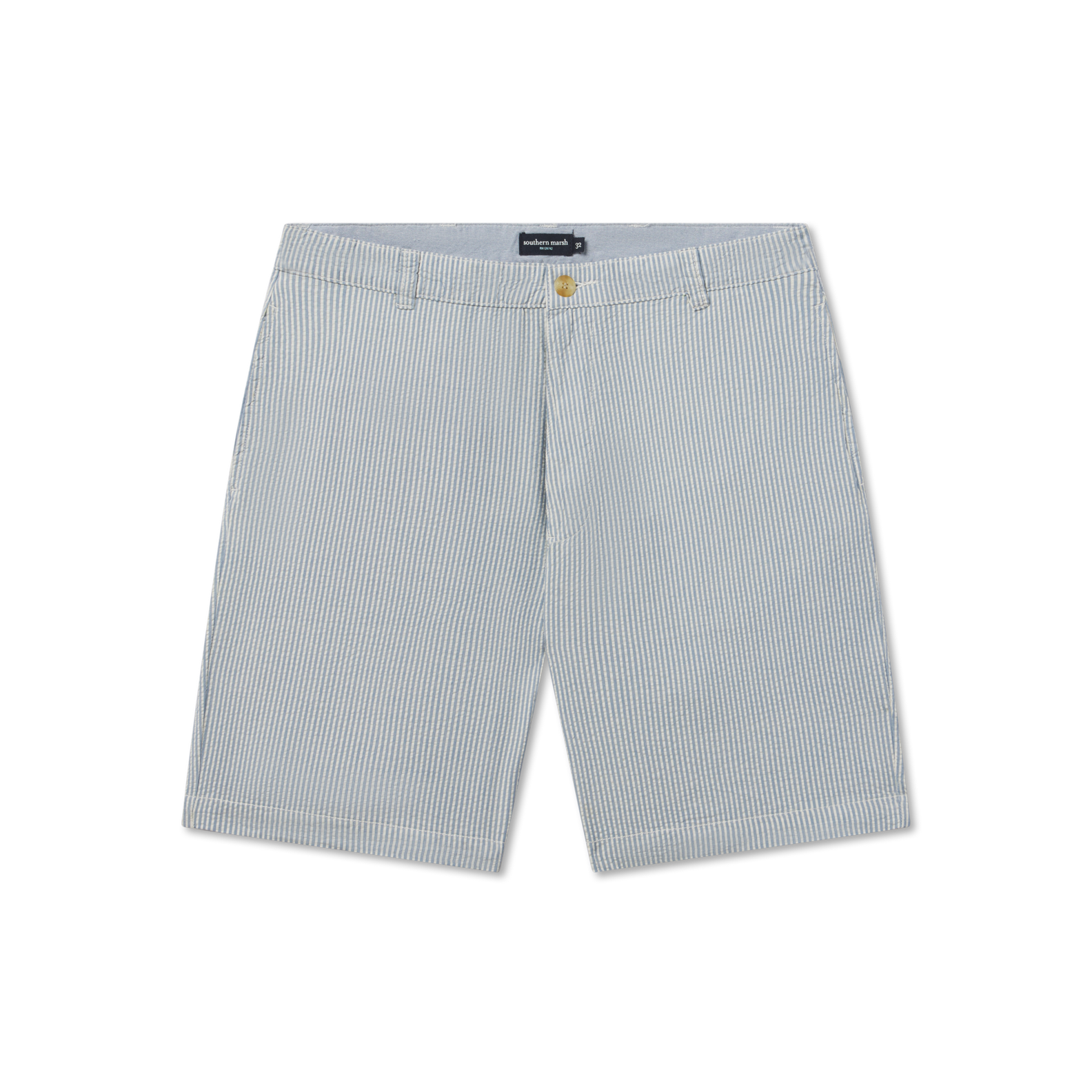 Seersucker Regatta Short 8in. Flat – Southern Marsh Collection