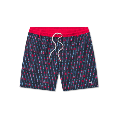 Navy and Red