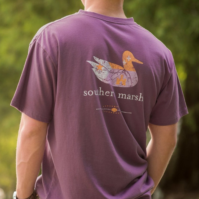 Shirts By Sarah Men's Made In Louisiana T-Shirt Since 1812 State