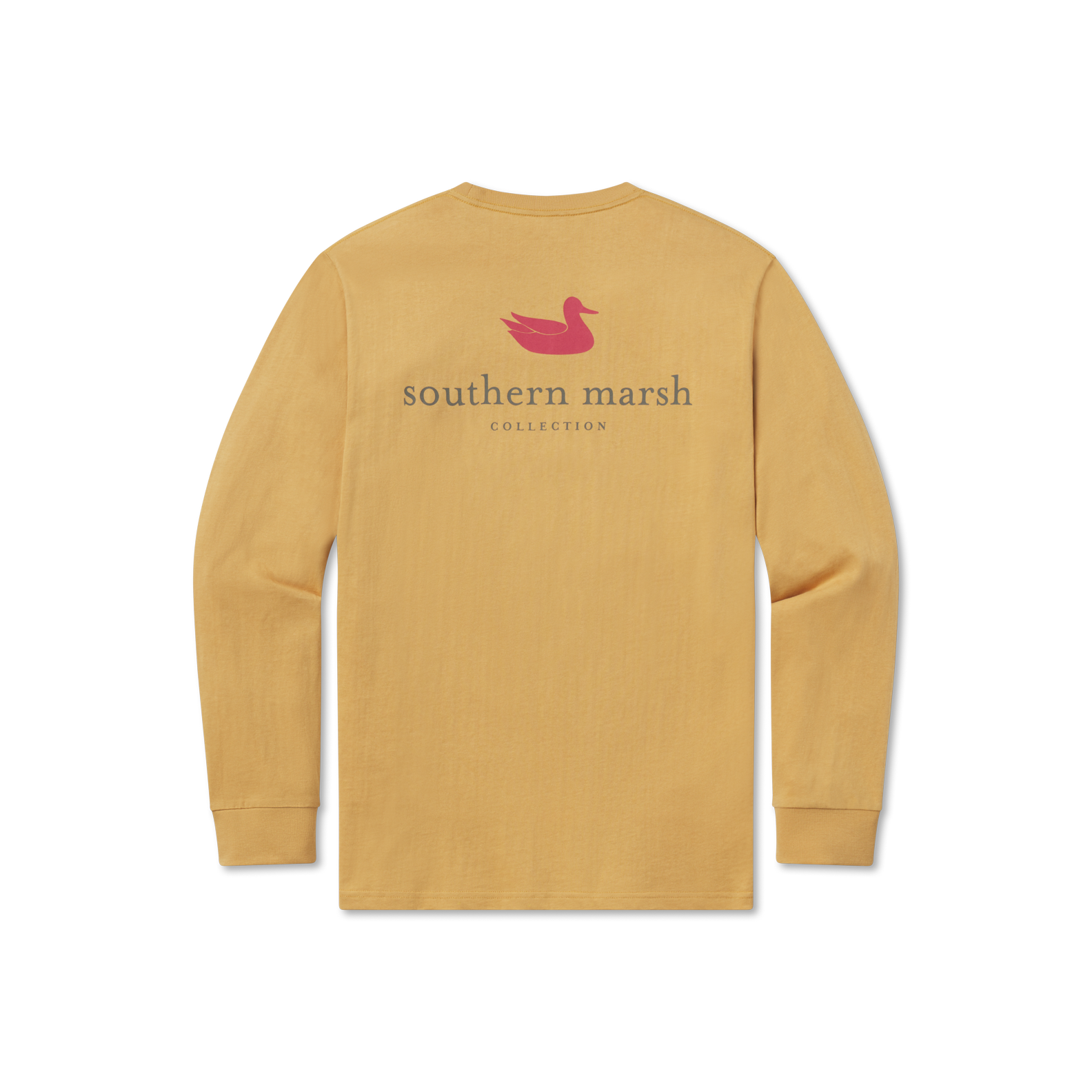 Long Sleeve Tuna Tee in Coral by Southern Marsh