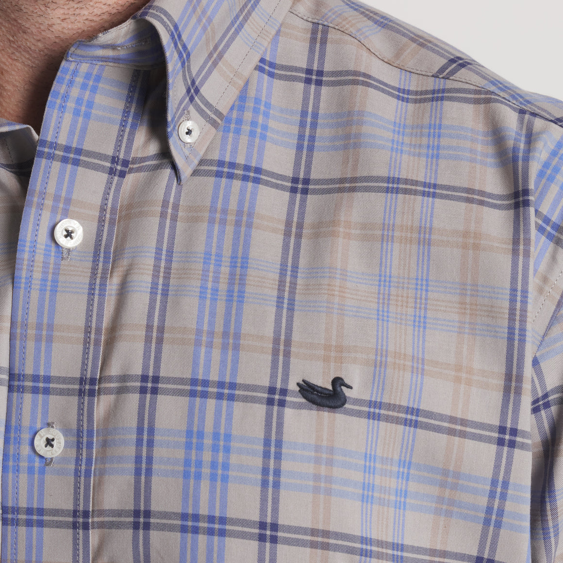 Light Gray & Royal Blue | On Model Details