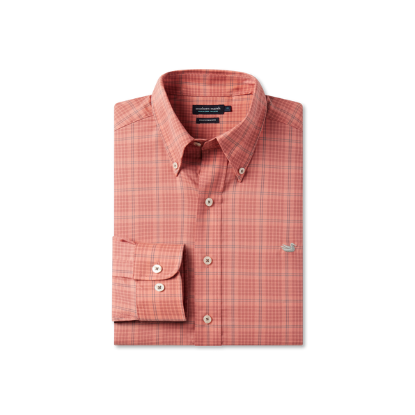 Peach  and  Burnt  Red| Fold