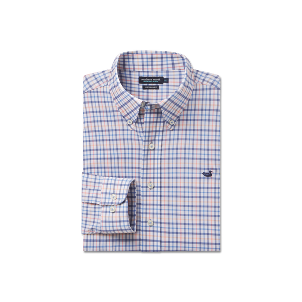 Southern Marsh Chambers Performance Gingham Shirt