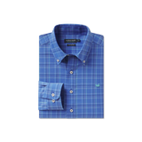 Chatham Lines Performance Dress Shirt Dark Bluebonnet & Blue / Extra Small