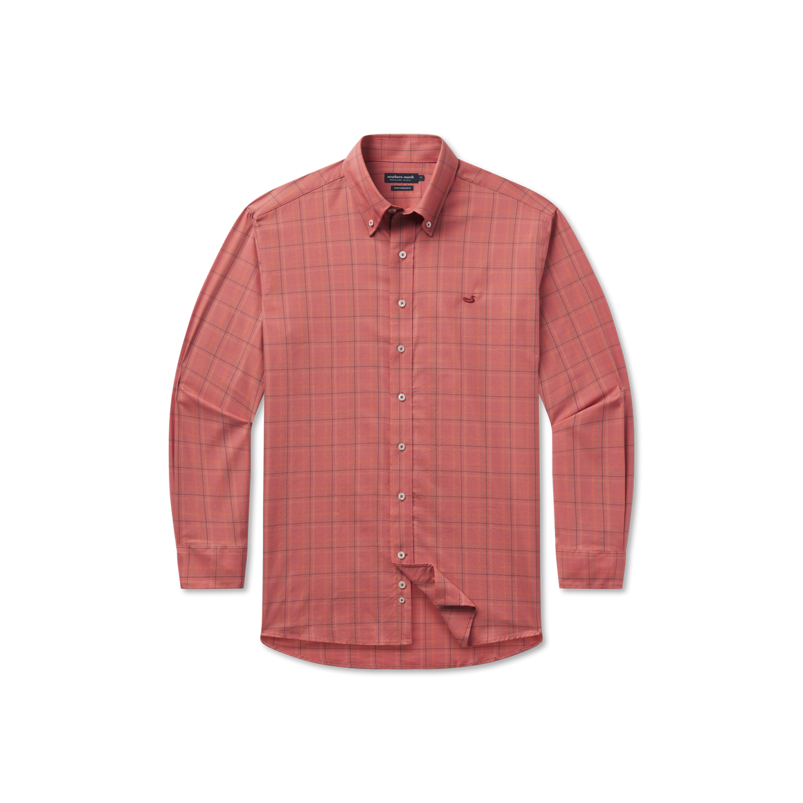 Chatham Lines Performance Dress Shirt Dark Bluebonnet & Blue / Extra Small