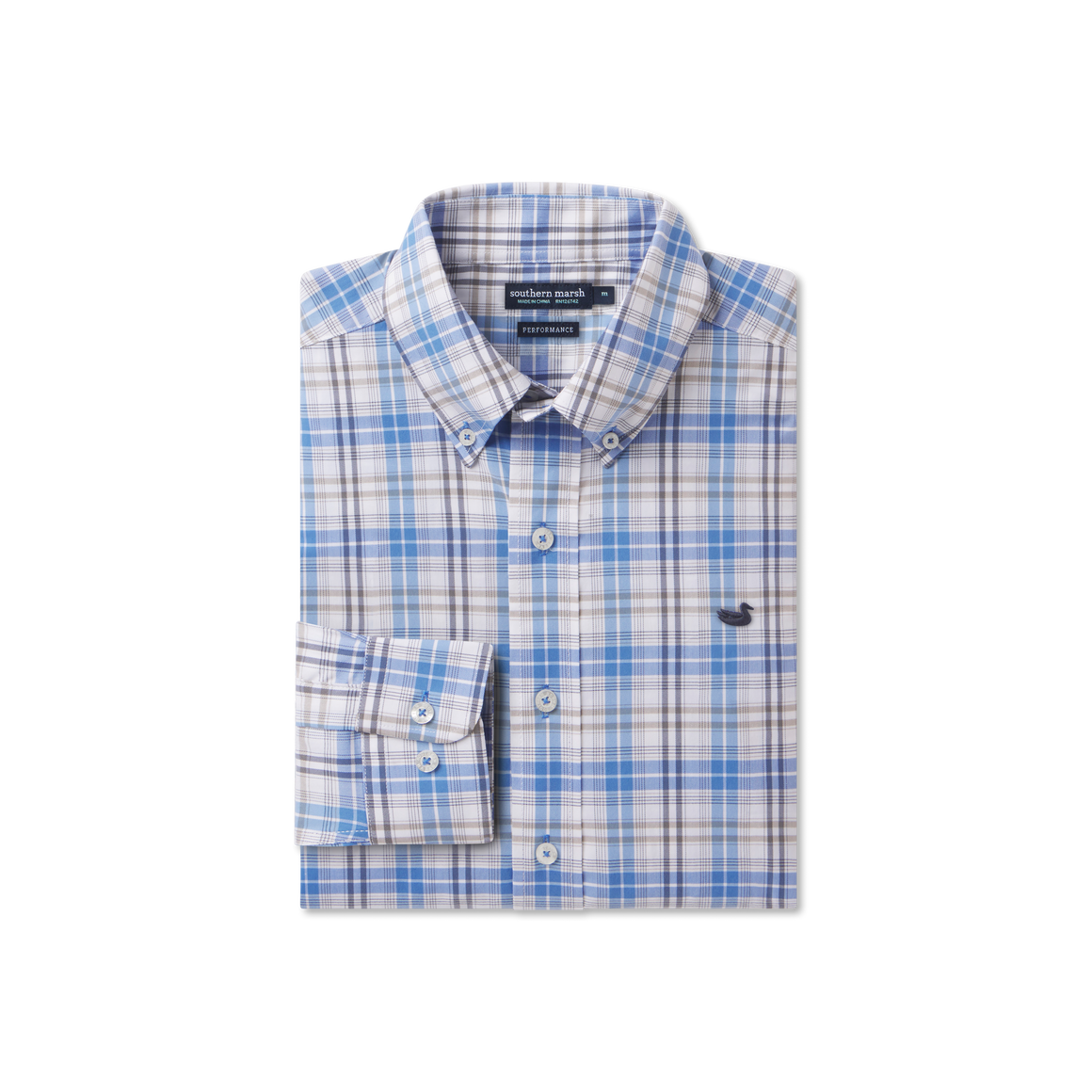 French Blue & Navy Plaid