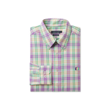 Purple Green & Gold Plaid | FRONT