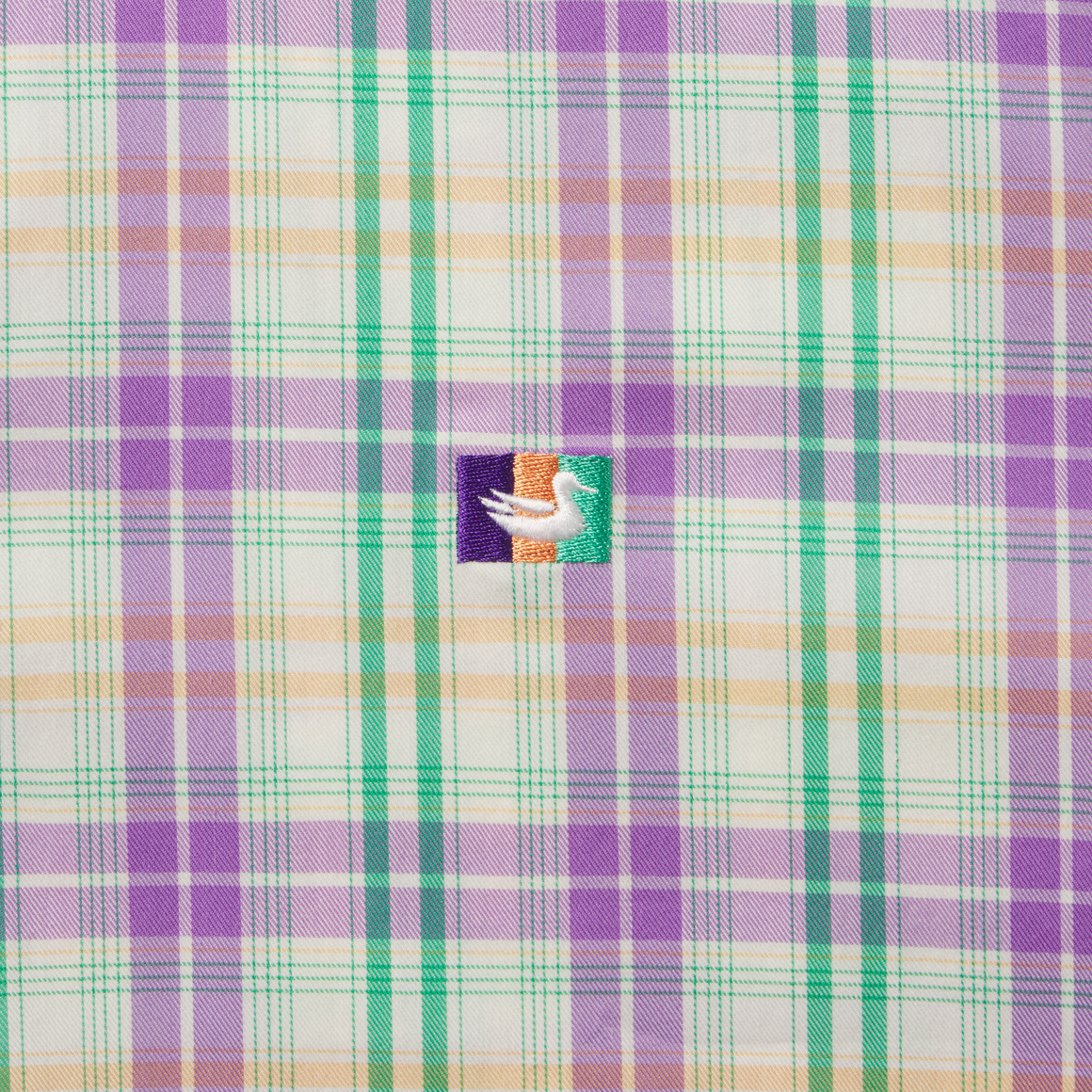 Purple Green & Gold Plaid | DETAIL