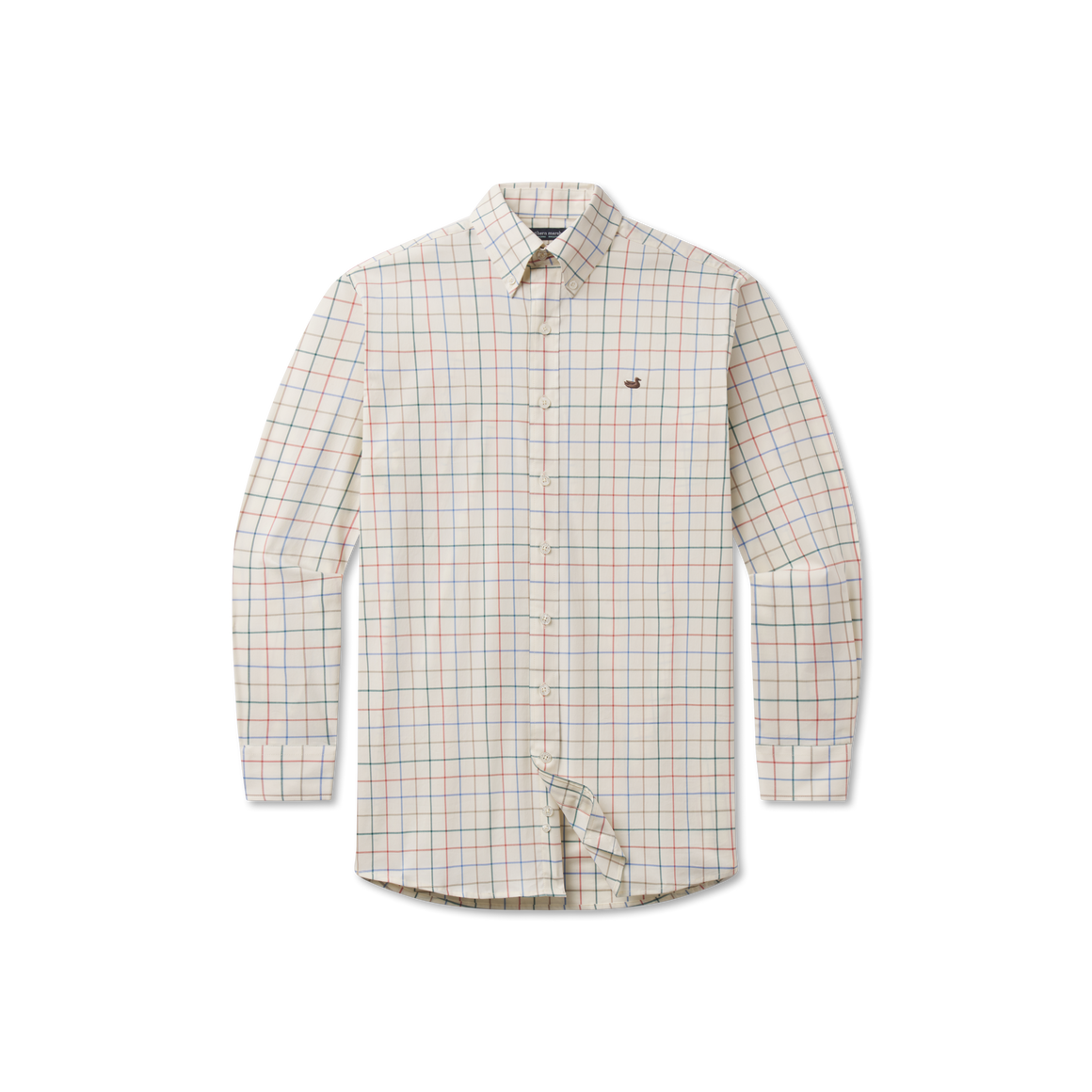 Burnt Orange & Tan Windowpane | Front