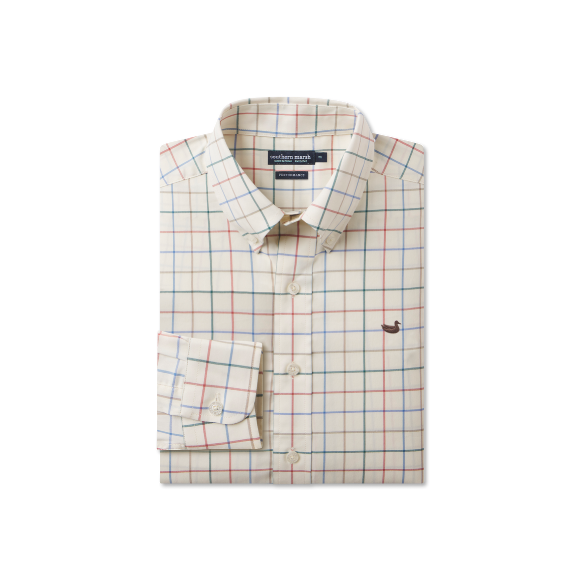 Burnt Orange & Tan Windowpane 