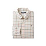 Burnt Orange & Tan Windowpane 