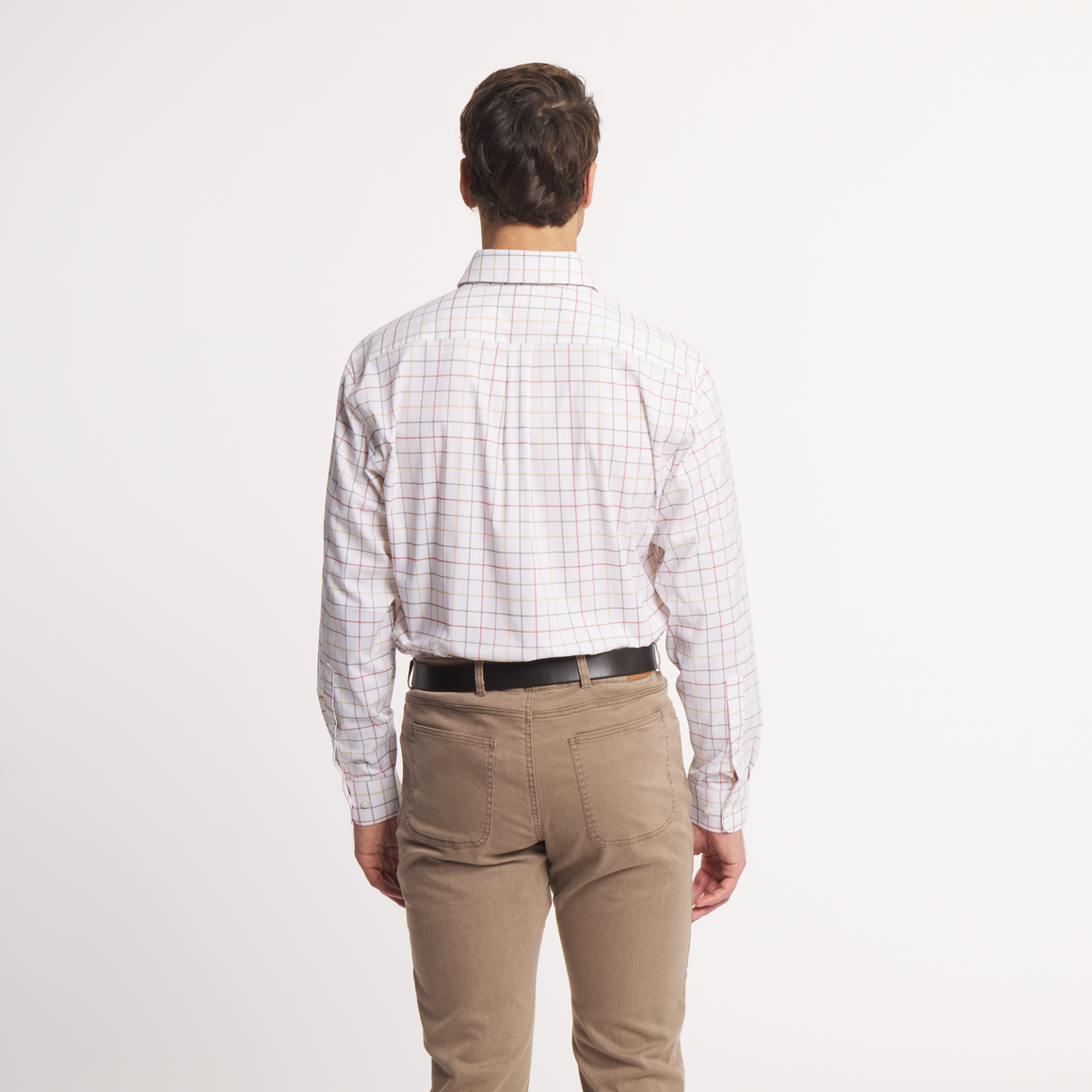 Burnt Taupe & White | BACK