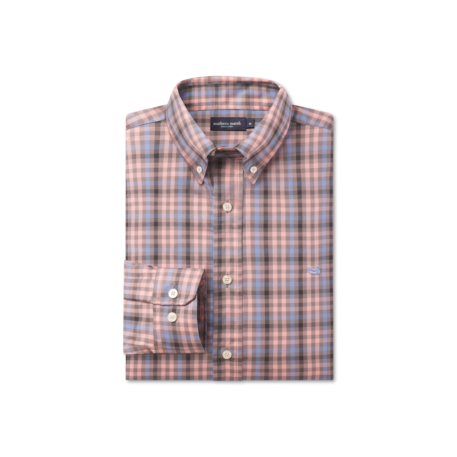Southern Marsh Cumberland Plaid Dress Shirt Brown and Lavender / Small Southern Marsh Cumberland Plaid Dress Shirt Brown and Lavender / Small