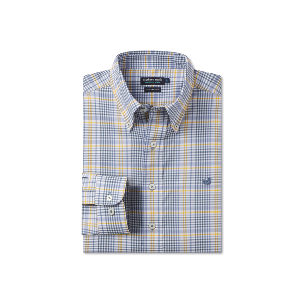 Blue and Field Khaki