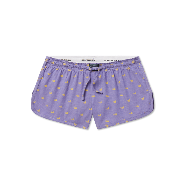 Purple with Gold Ducks
