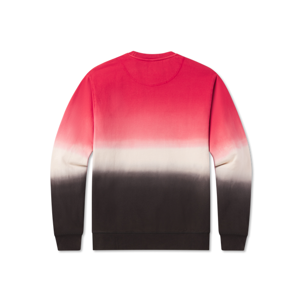 Black and Crimson Dip Dye| Back