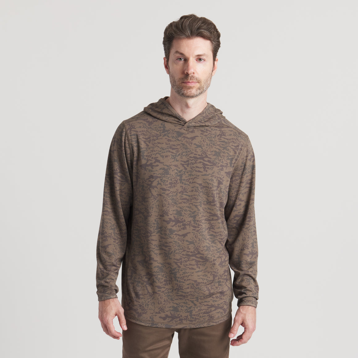 Burnt Taupe & Stone Brown | On Model Front