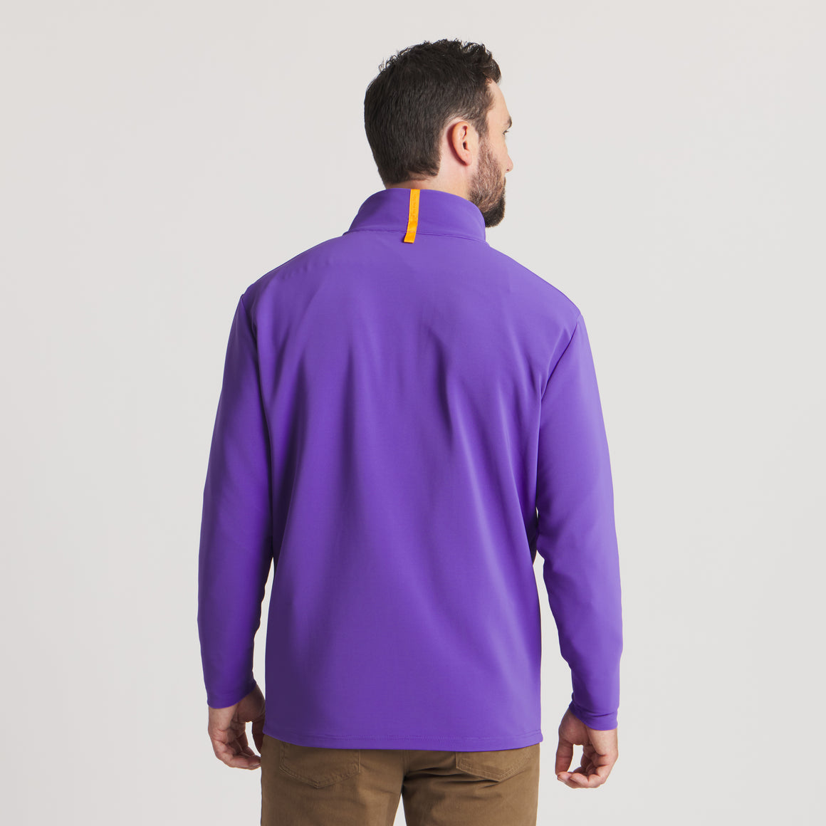 Purple With Yellow | On Model Back