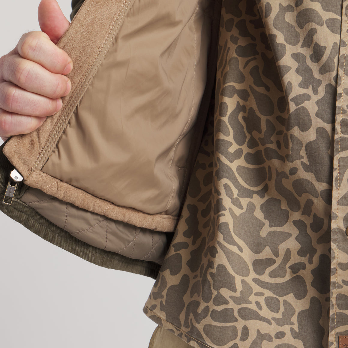 Burnt               Taupe | Lining Detail