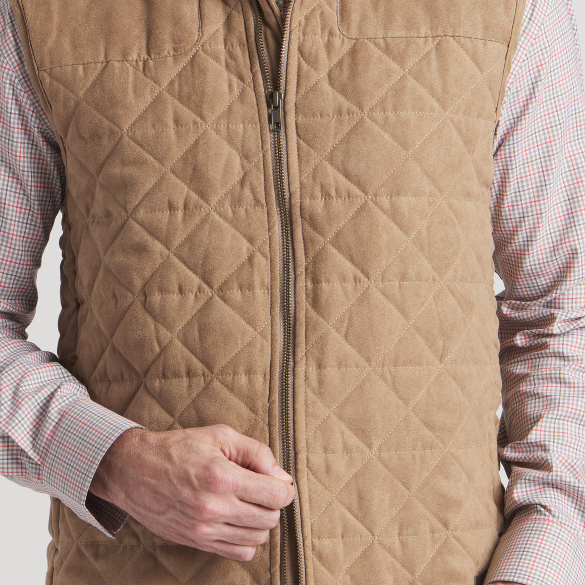 Burnt               Taupe | Zipper Detail