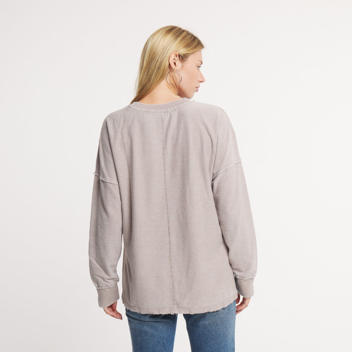 Cozy Burnt Taupe | On Model | Back