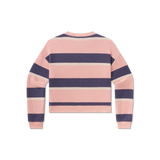 Camelia & Navy Stripe | BACK
