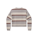 Gray & Garnet Stripe | BACK