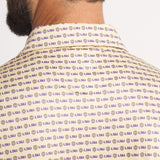 Golden Lsu Pattern | ON MODEL | LOGO
