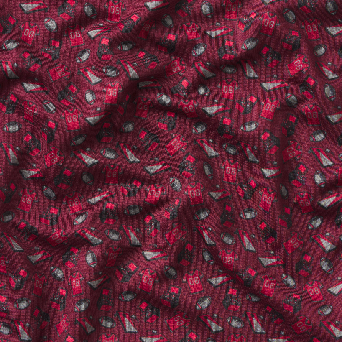 Dark Gray & Maroon Football | DETAIL