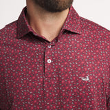 Dark Gray & Maroon Football | ON MODEL | DETAIL