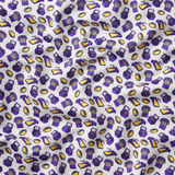 Purple & White Football | DETAIL