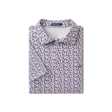 Purple & White Football