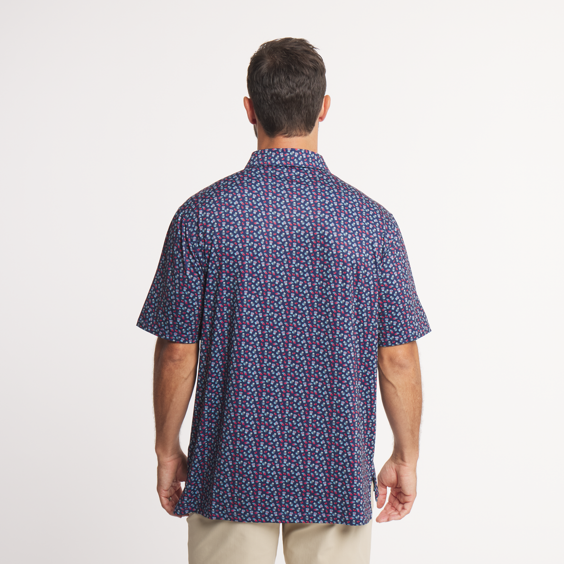 Red & Navy Football | BACK