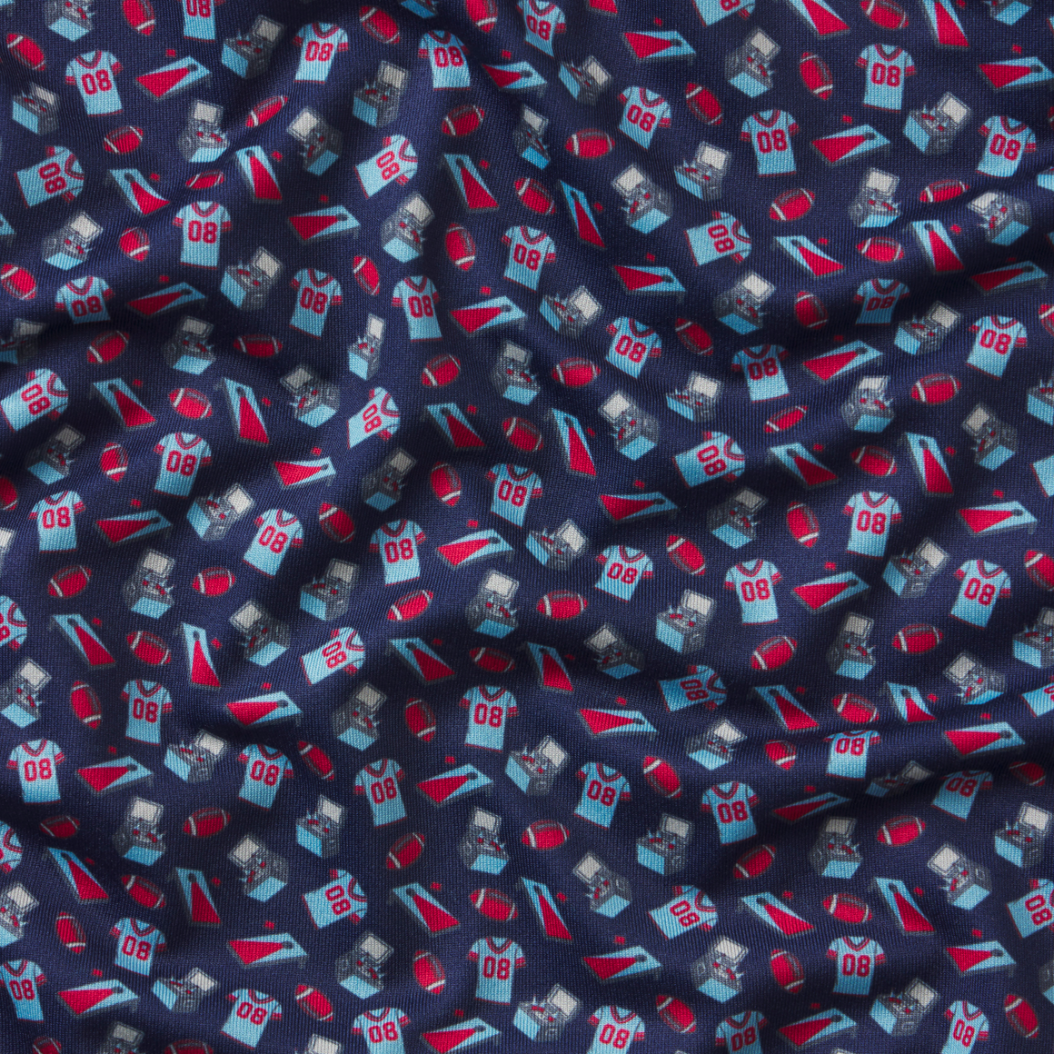 Red & Navy Football | DETAIL