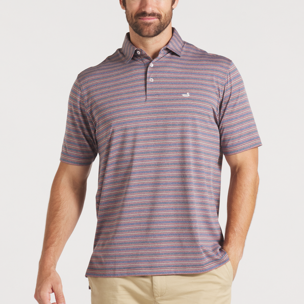 Navy & Red Maybourne | ON MODEL FRONT