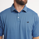 Navy & French Blue Stripes | ON MODEL | DETAIL