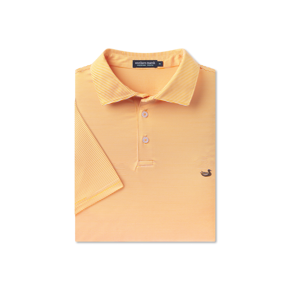 Orange & White Stripe