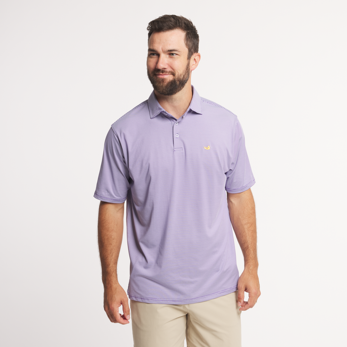 Purple & White Stripe | FRONT