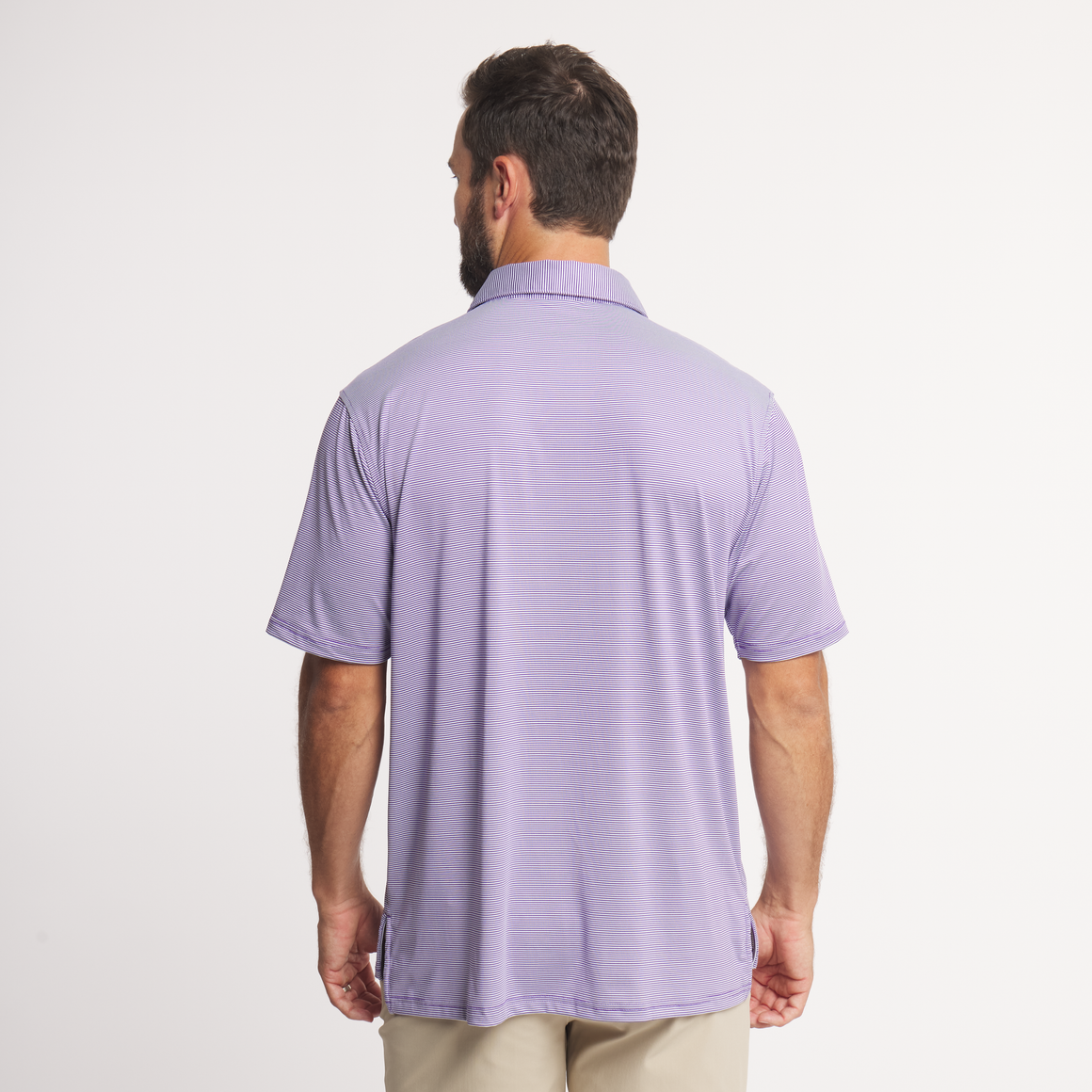 Purple & White Stripe | BACK