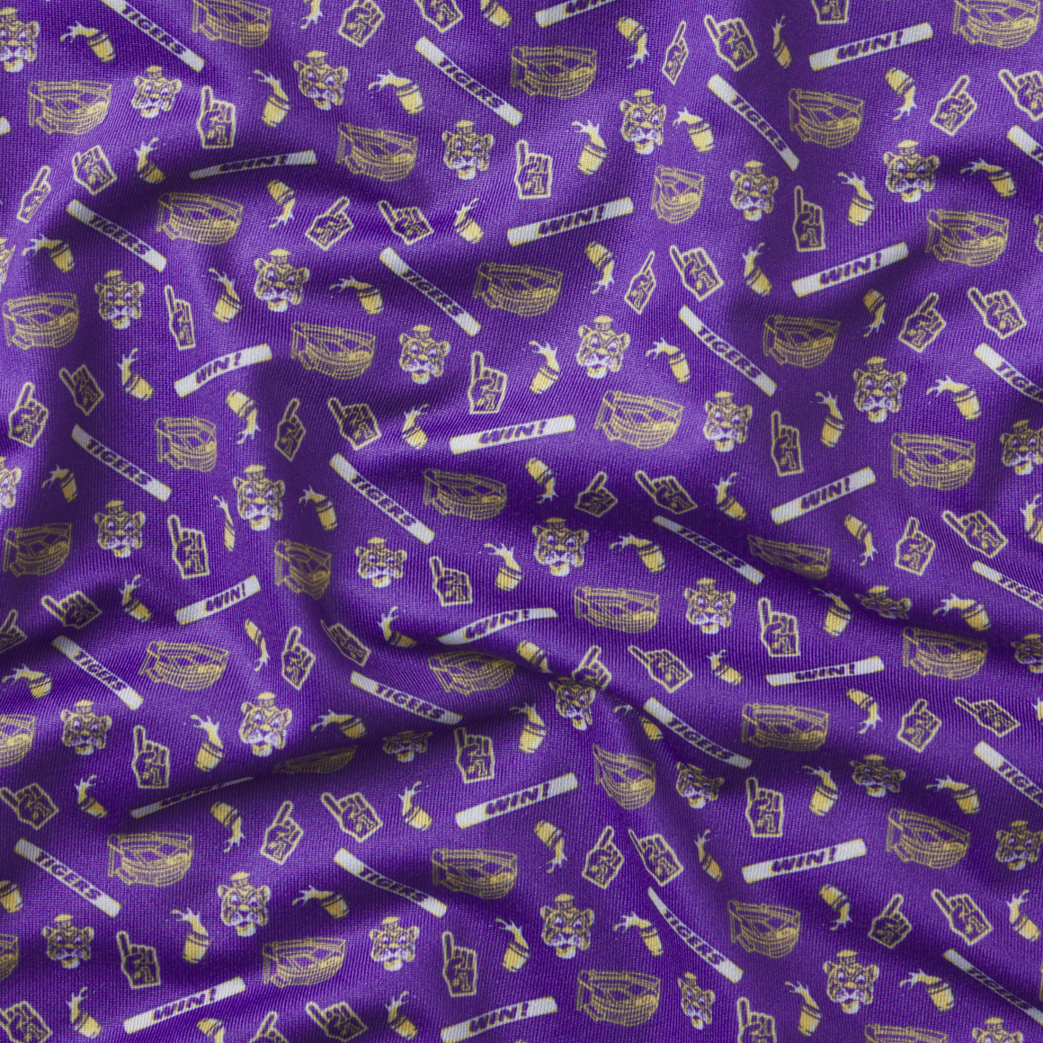 Purple Stadium Print | DETAIL