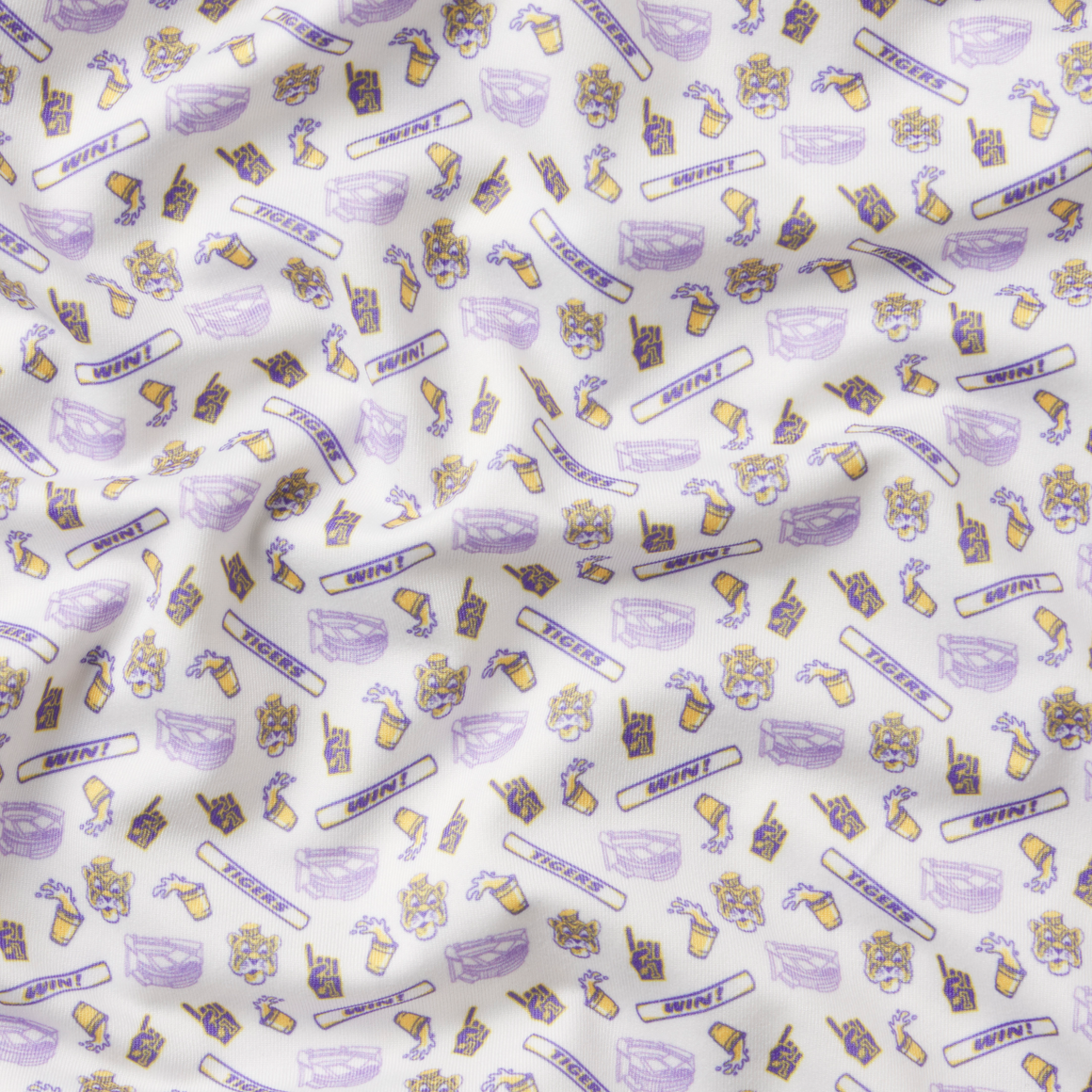 White Stadium Print | DETAIL