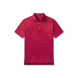 Crimson With Black Bama Print | FRONT