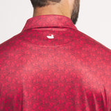 Crimson With Black Bama Print | ON MODEL | LOGO