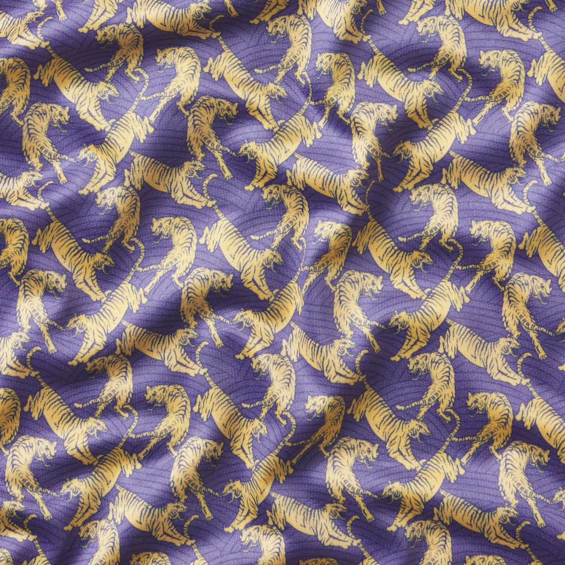 Purple With Yellow Tigers | DETAIL