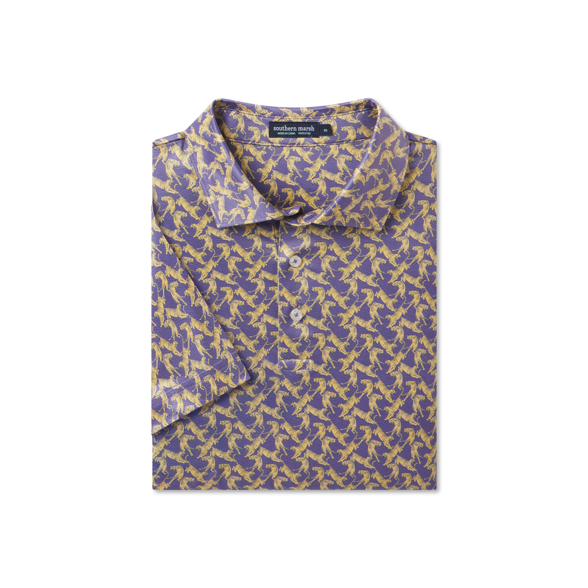 Purple With Yellow Tigers